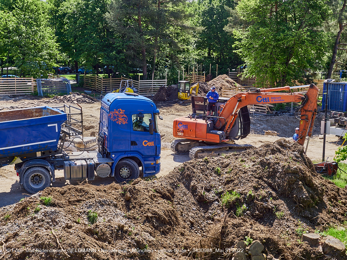 31.05.2022 - Baustelle am Haus für Kinder in Neuperlach